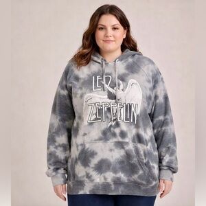 Torrid Black and Gray Led Zeppelin Hoodie